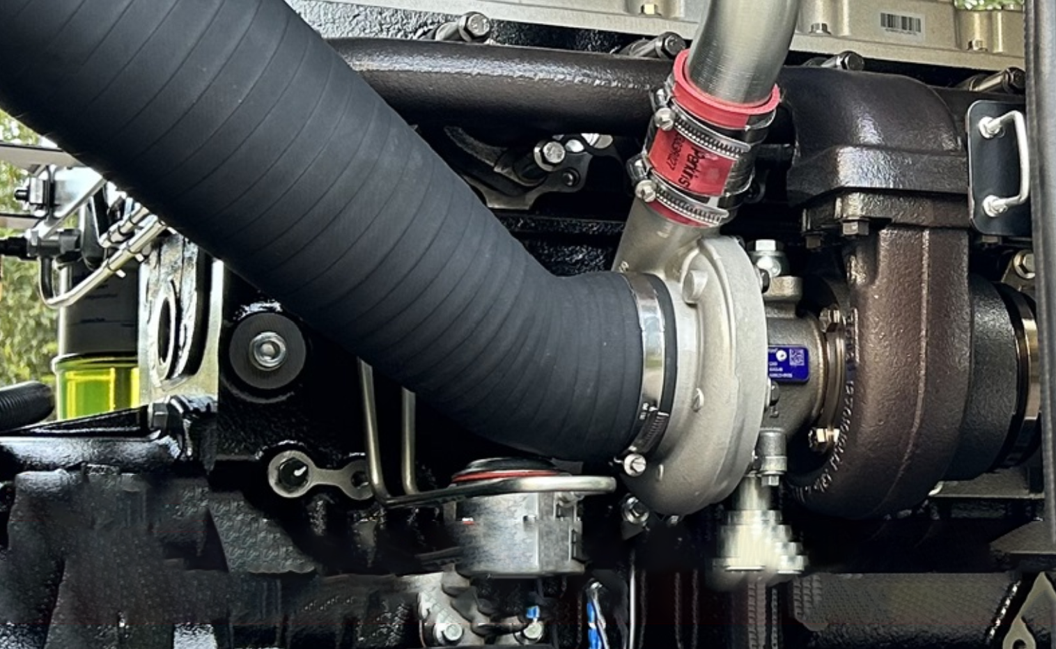 WHAT ROLE DOES THE TURBOCHARGER PLAY IN A DIESEL GENERATOR SET?